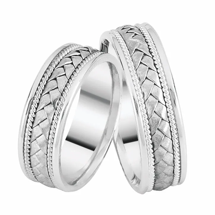 14K Solid Gold Commitment Ring Mon Amour