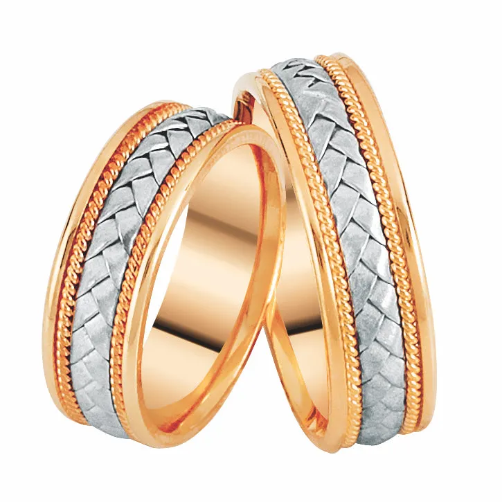 14K Solid Gold Commitment Ring Mon Amour