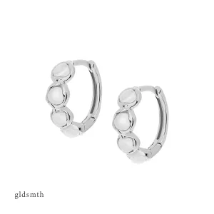 14k White Gold Amelie Huggies