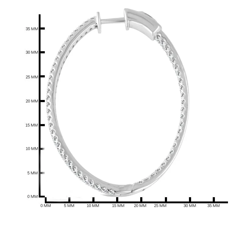 14KW LARGE OVAL DIAMOND HOOP 30M/40M (118HP401312W14DI1)
