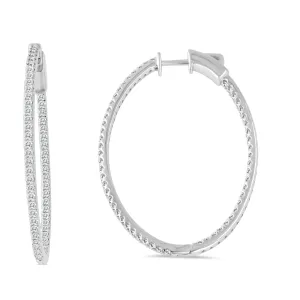 14KW LARGE OVAL DIAMOND HOOP 30M/40M (118HP401312W14DI1)