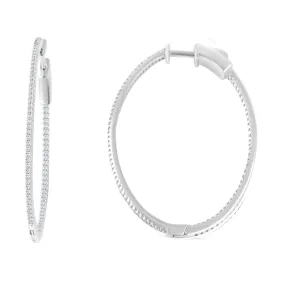 14KW LARGE OVAL DIAMOND HOOP30M/40M (118HP401316W14DI1)
