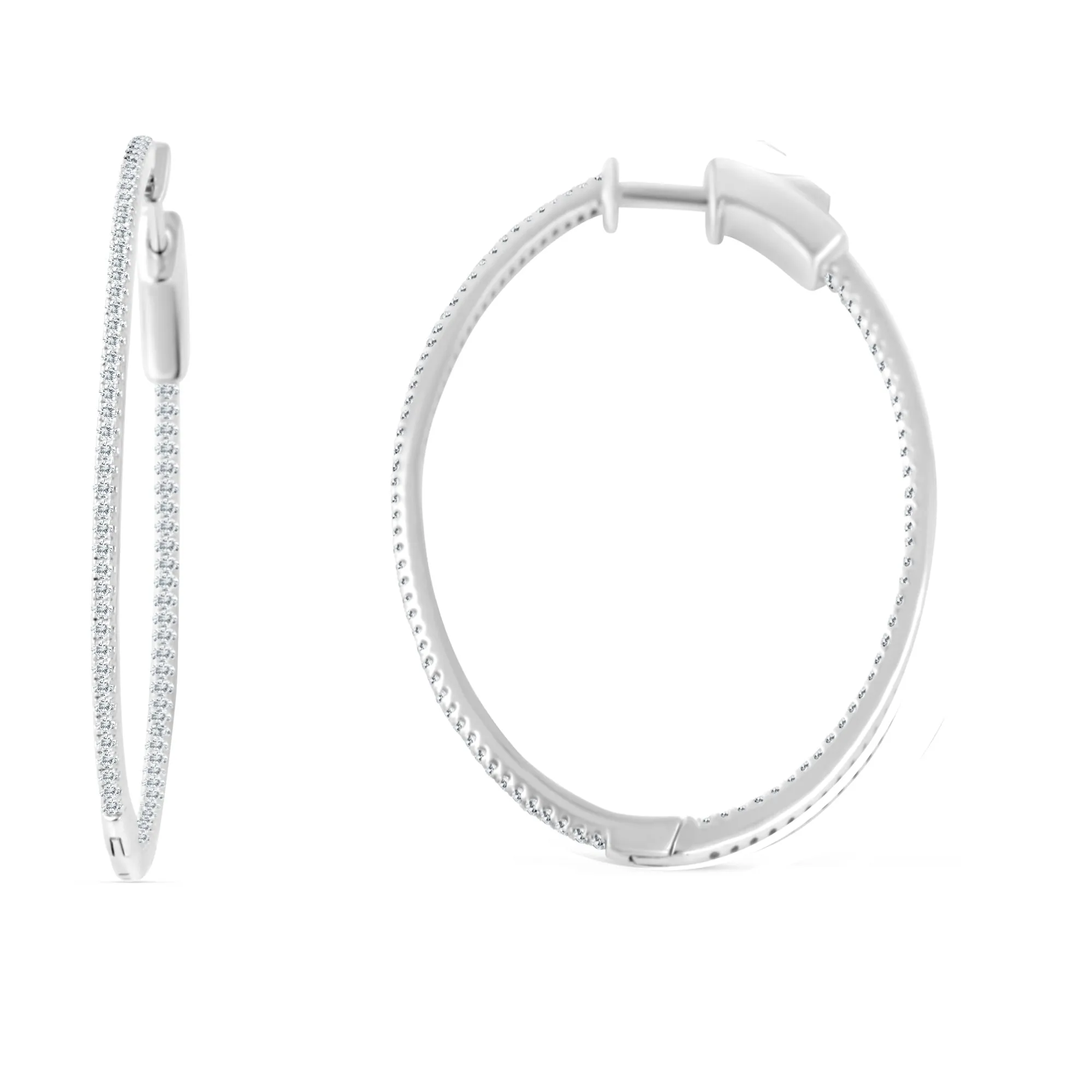 14KW LARGE OVAL DIAMOND HOOP30M/40M (118HP401316W14DI1)