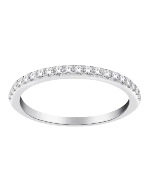 18ct White Gold Diamond Set Wedding Band - 753868