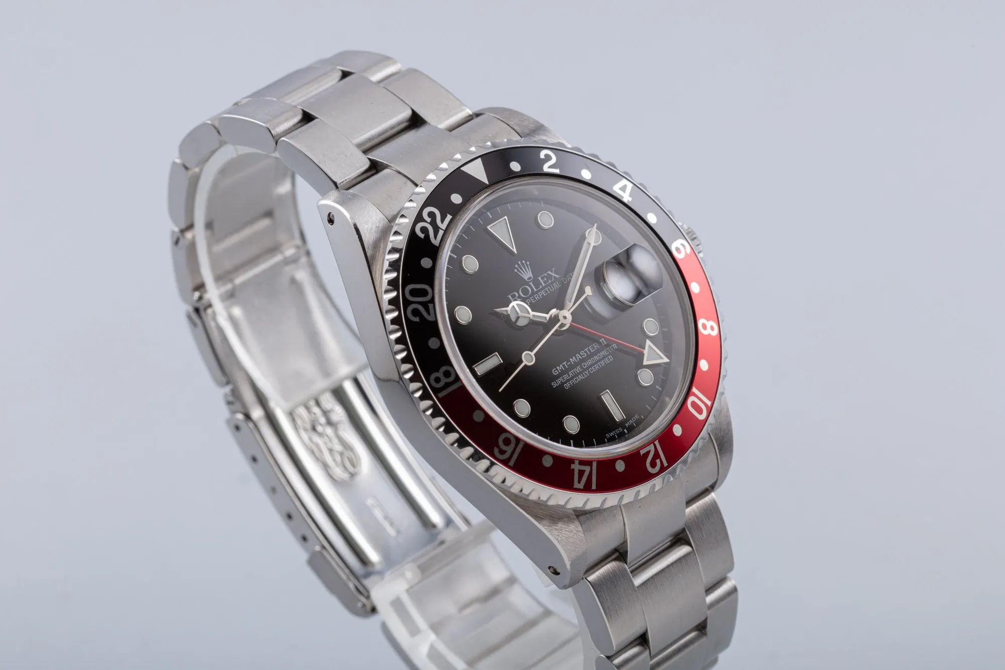 2000 Rolex GMT Master II 16710  "Coke" with Caseback Sticker