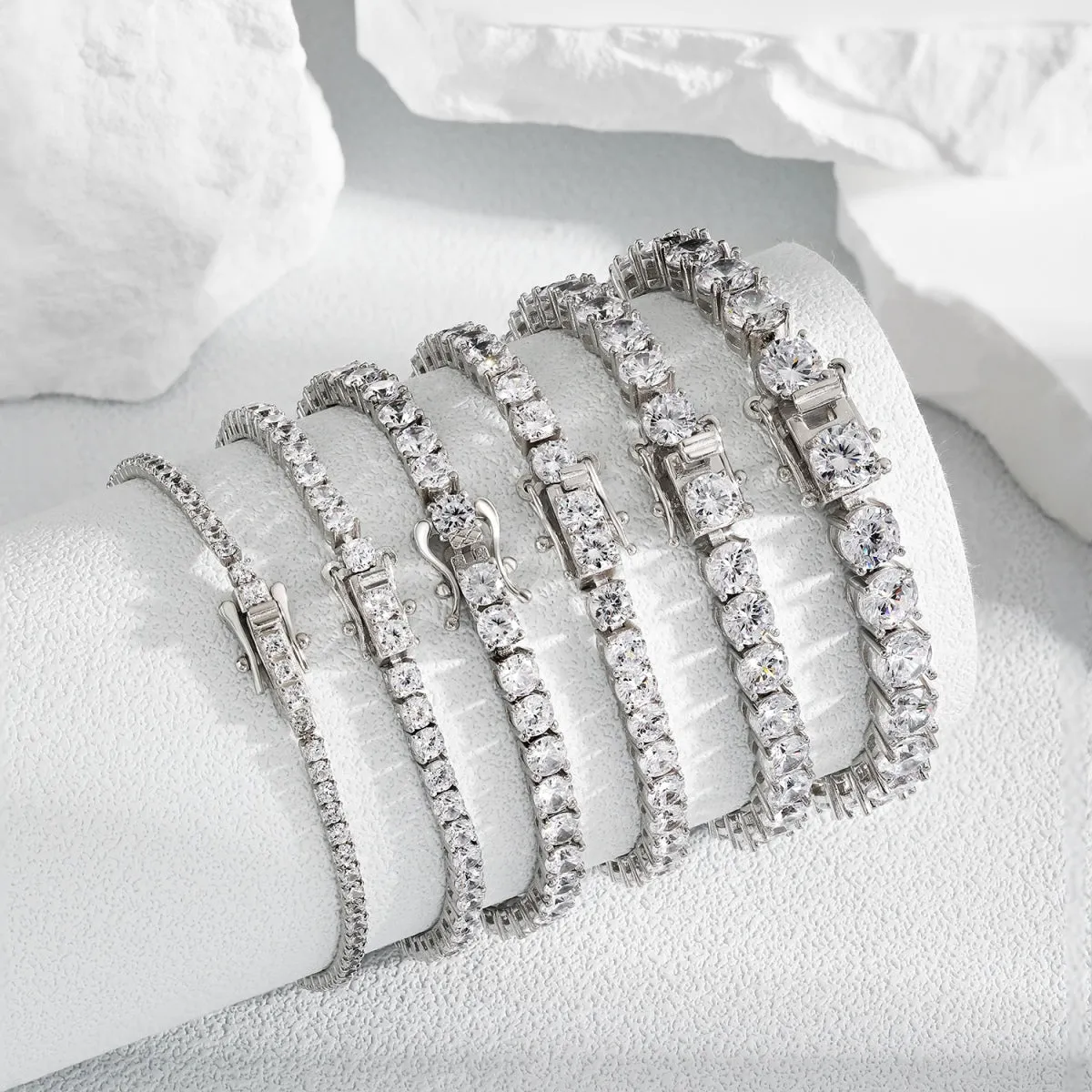 4mm Clear CZ Tennis Bracelet