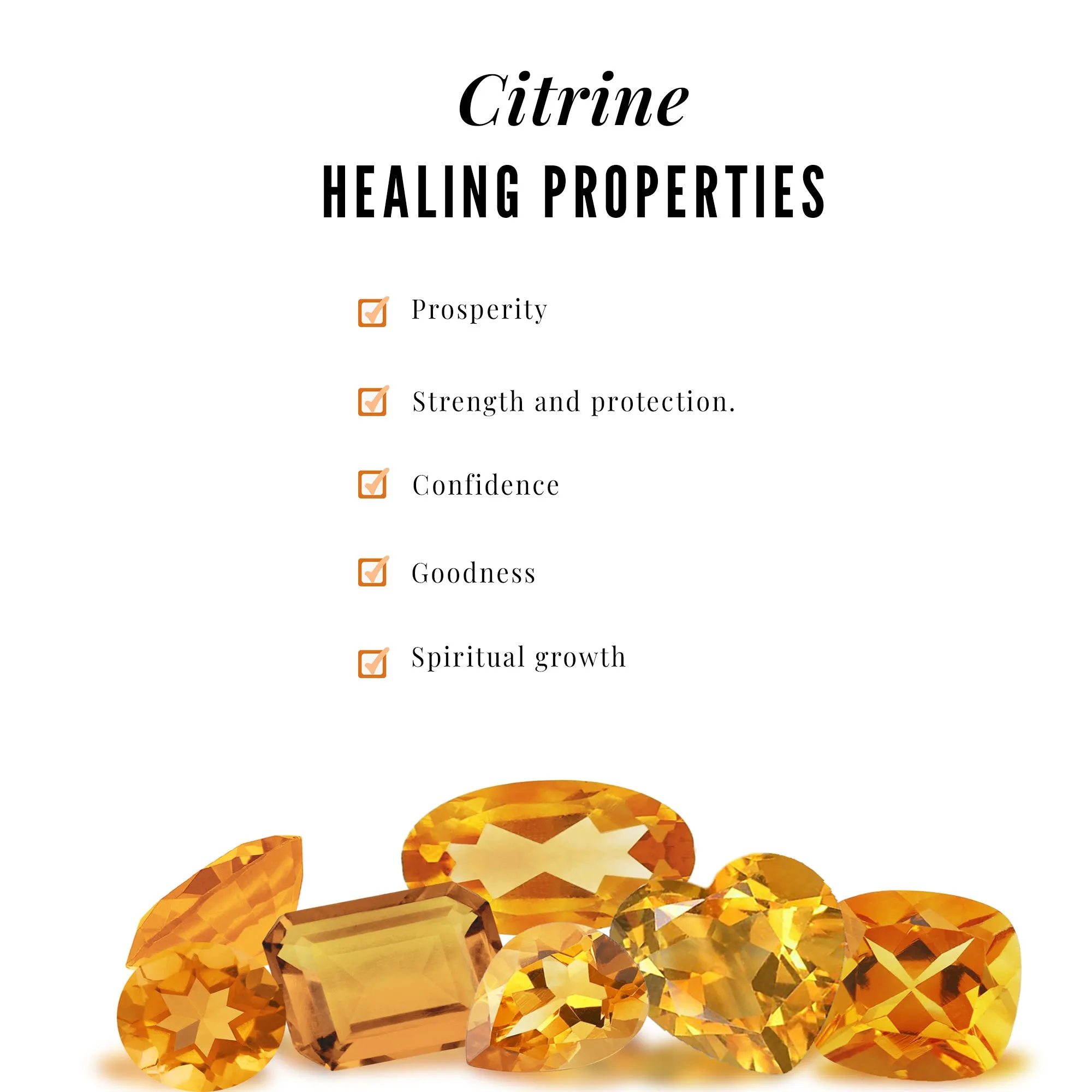 6 MM Heart Shape Citrine Solitaire Pendant with Diamond Accent Bail