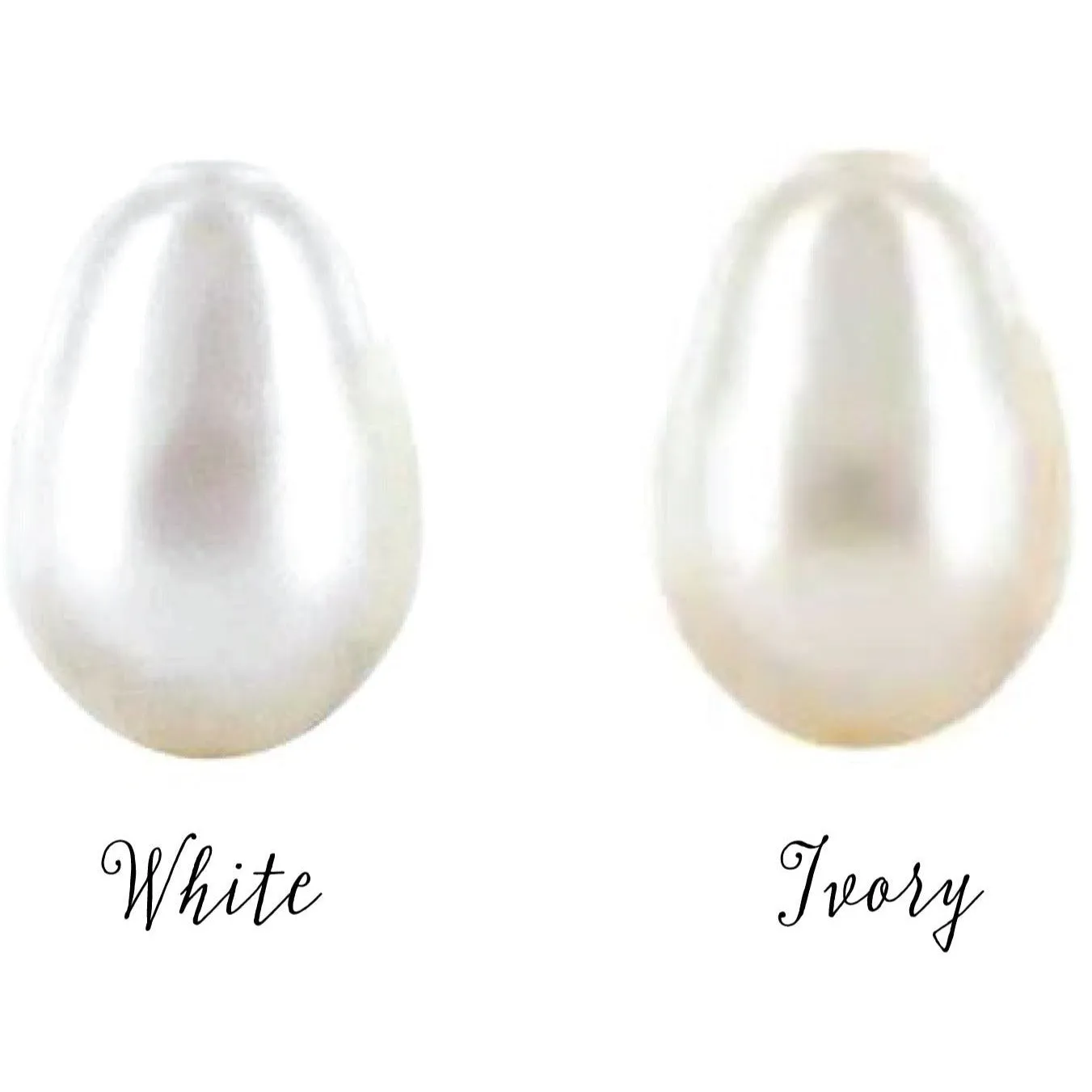 ADERA Pearl Drop Bridal Earrings