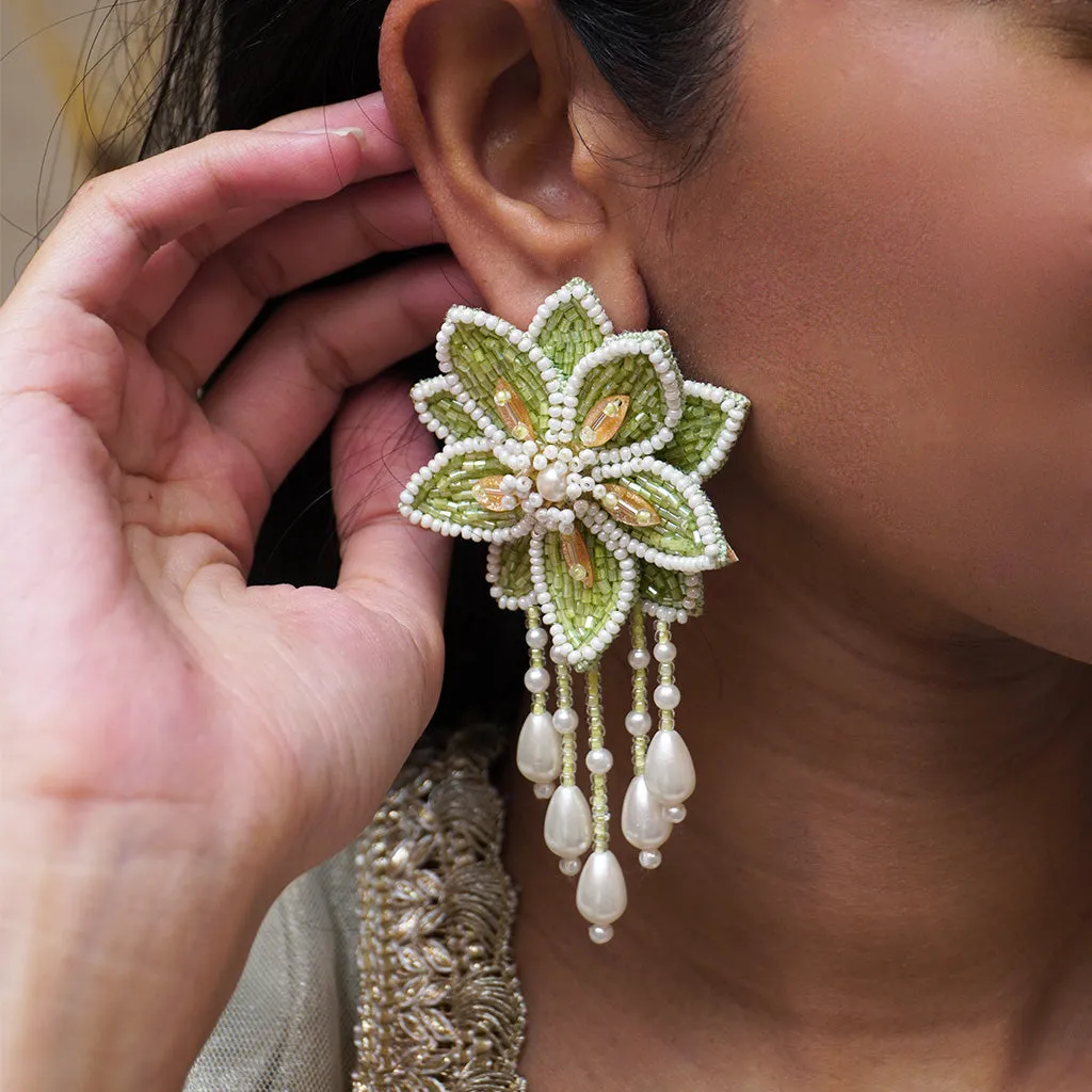 Angelica Earrings - Green