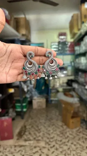 Beautiful Peacock Earring