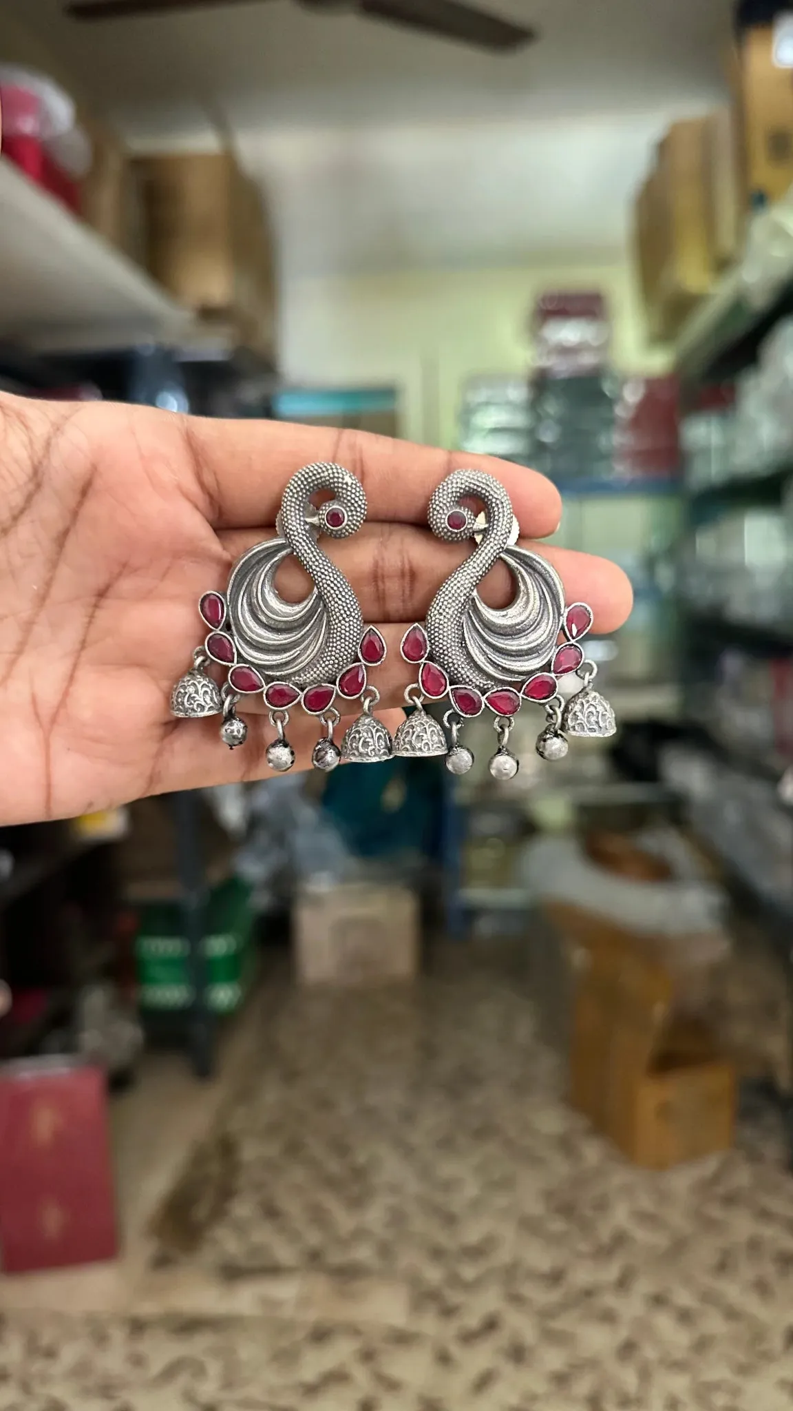 Beautiful Peacock Earring