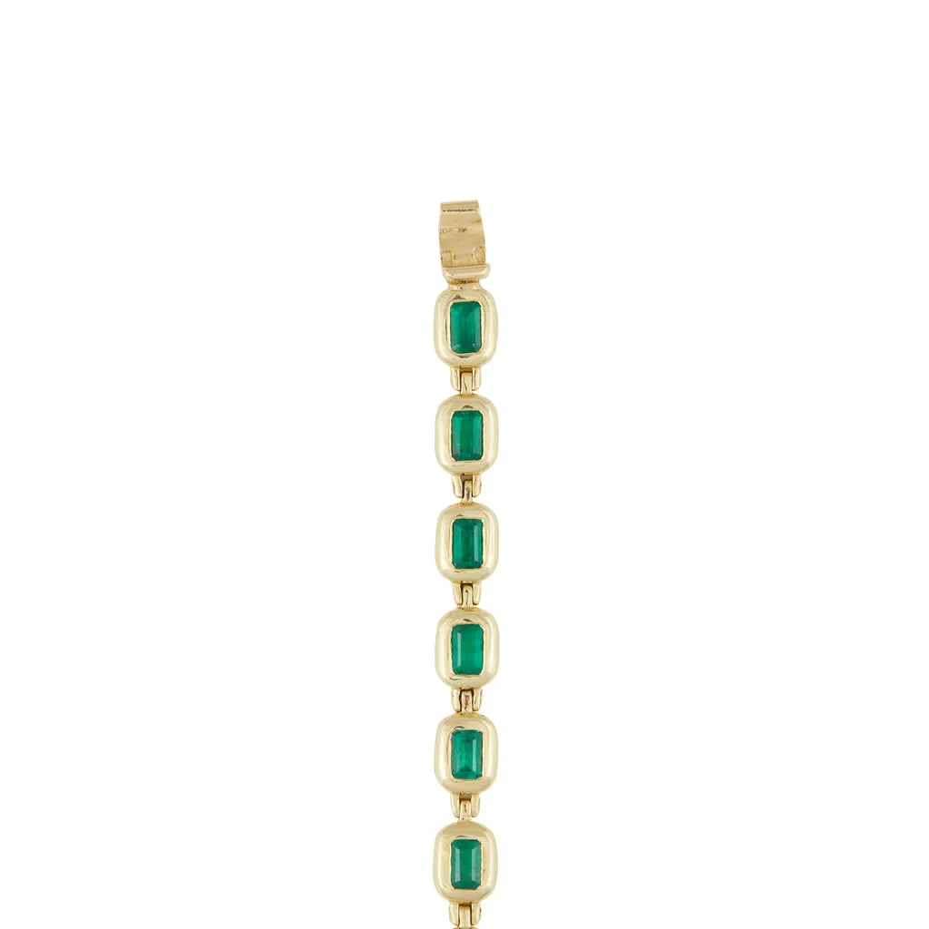BUBBLE EMERALD TENNIS BRACELET