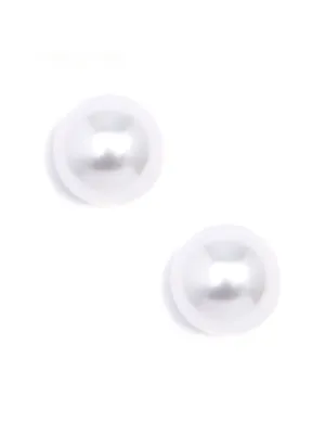 Chunky Pearl Stud Earrings