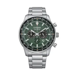 Citizen Men's Green Quartz Chronograph Watch CA4500-91X
