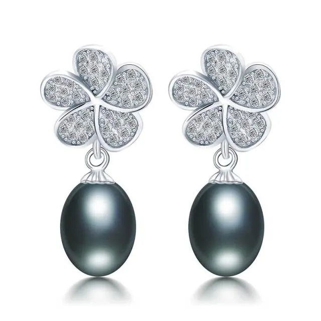 Cultured Freshwater Pearl Dangle Earrings