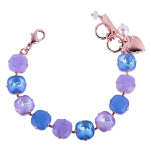 Cushion Cut Bracelet in "Blue Skies" *Custom*