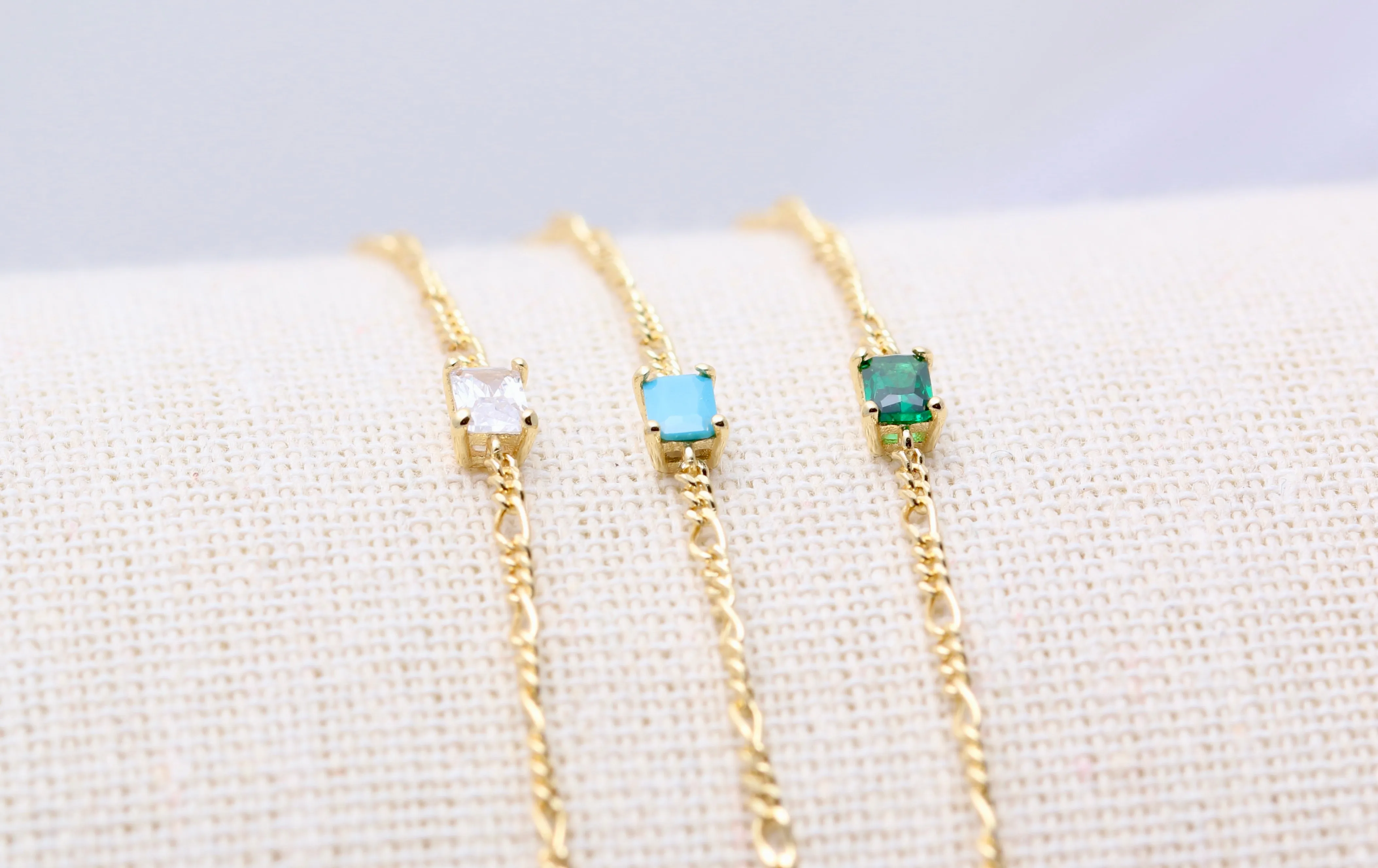 CZ Petite Figaro Bracelet