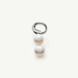 Double Pearl Ear Cuff