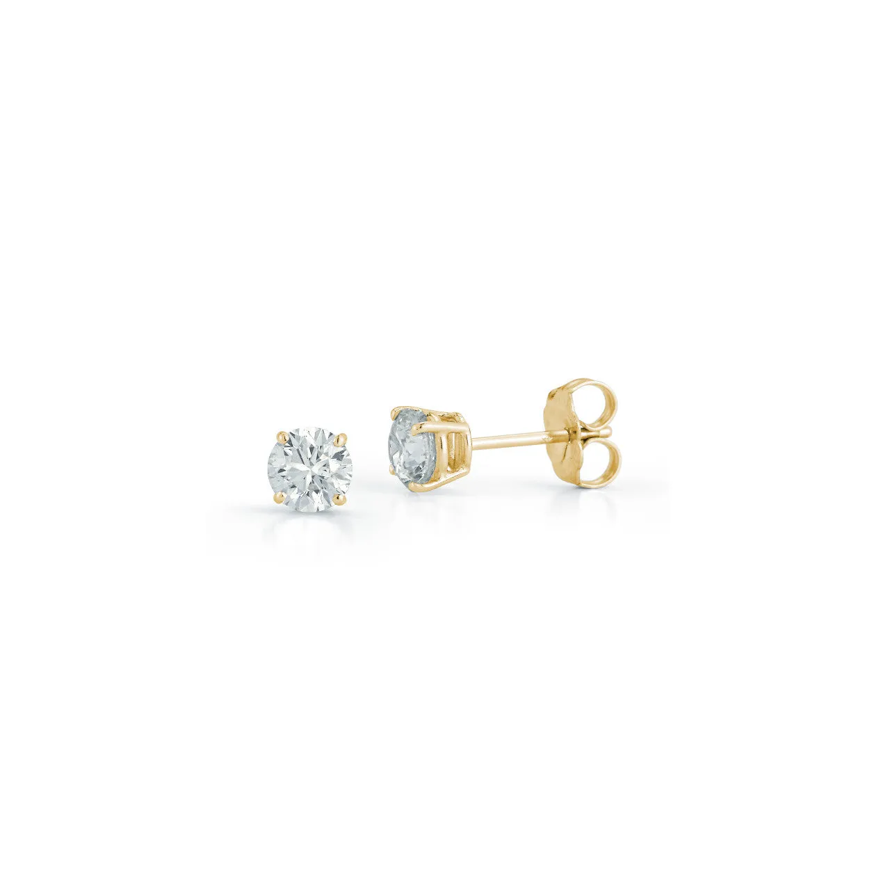 DRD Diamond Solitaire Studs 1.00 Ct. Total Weight