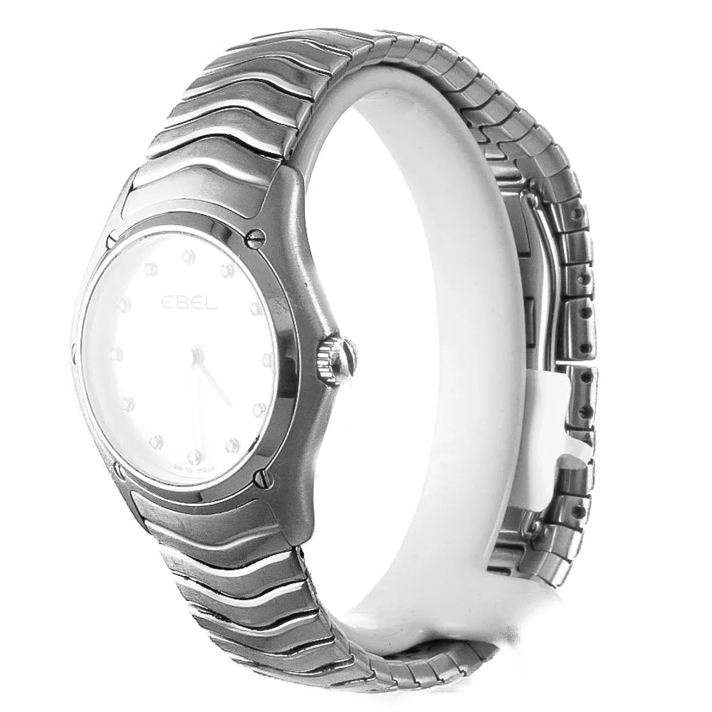 Ebel Classic Wave Ladies Diamond and Mother of Pearl Watch 27mm (Preowned)