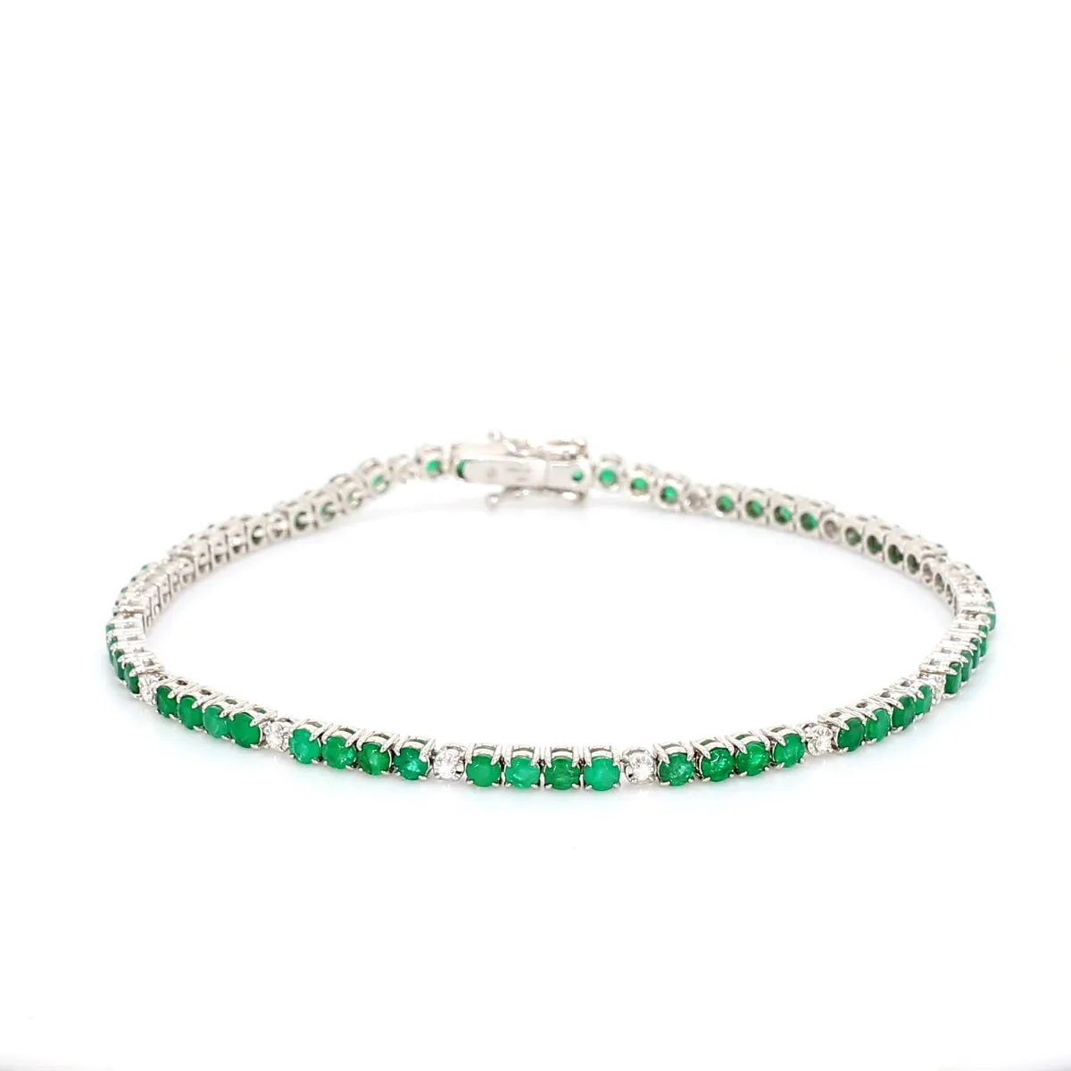Emerald and Diamond Bracelet