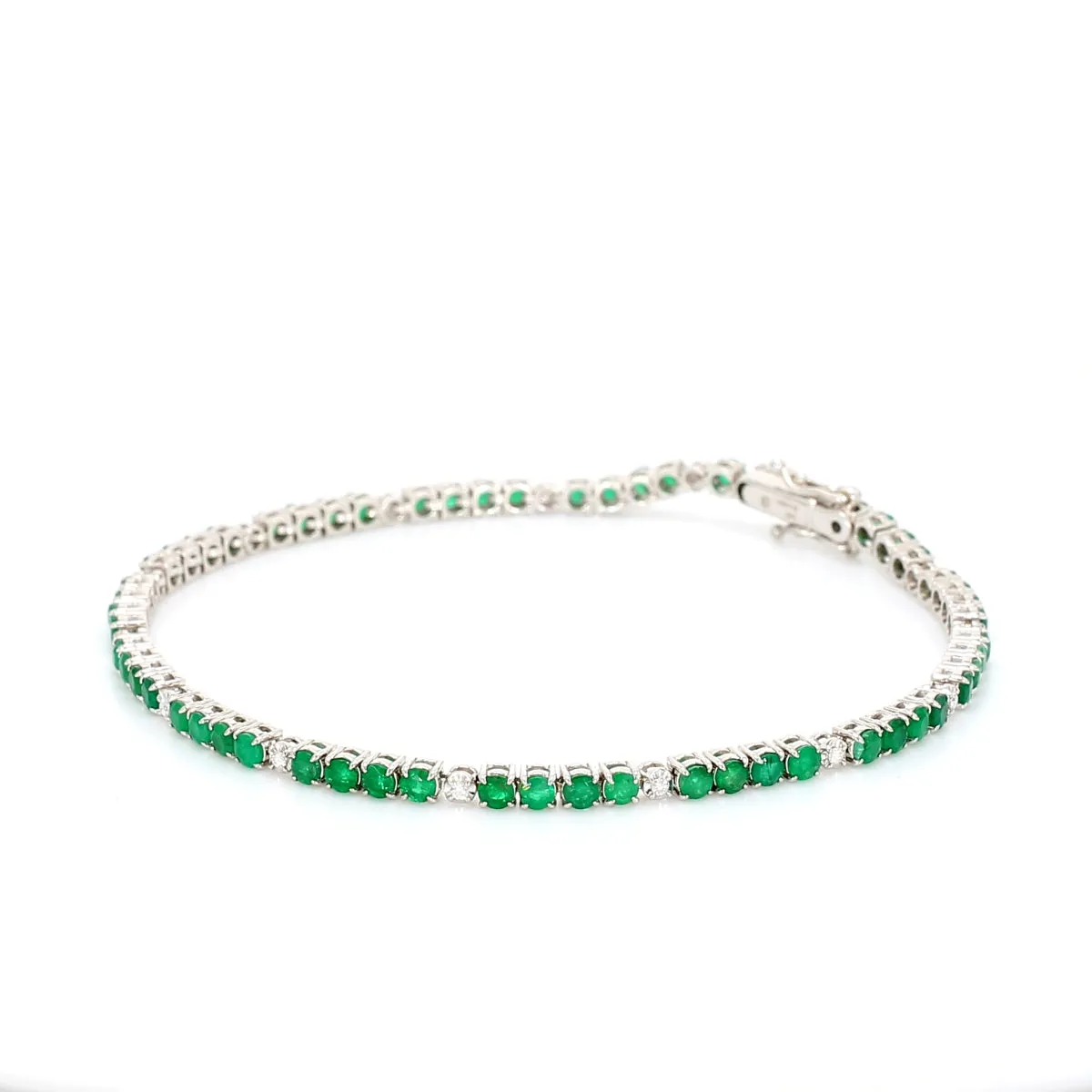 Emerald and Diamond Bracelet