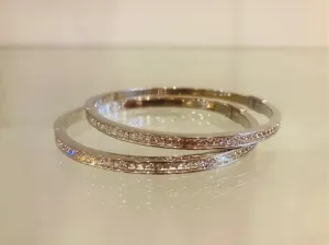 Emerald Cut Bangle Bracelet