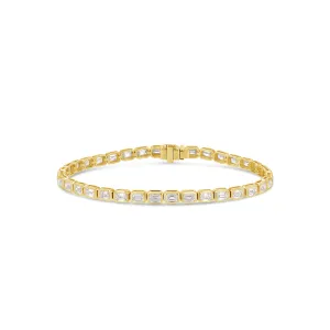 Emerald Cut Tennis Bracelet