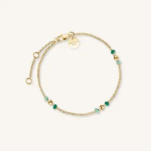 Emerald Dotted Bracelet