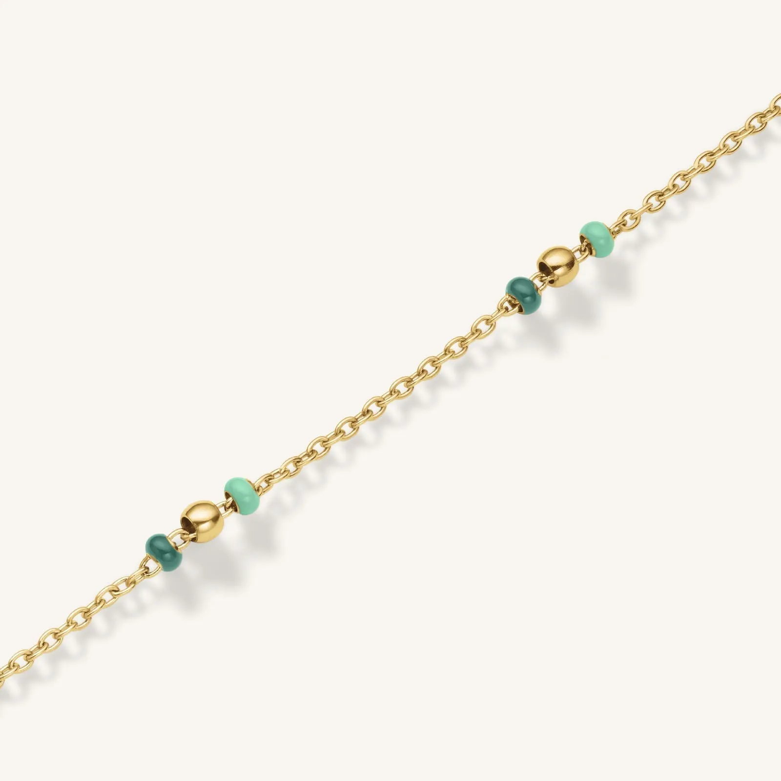 Emerald Dotted Bracelet