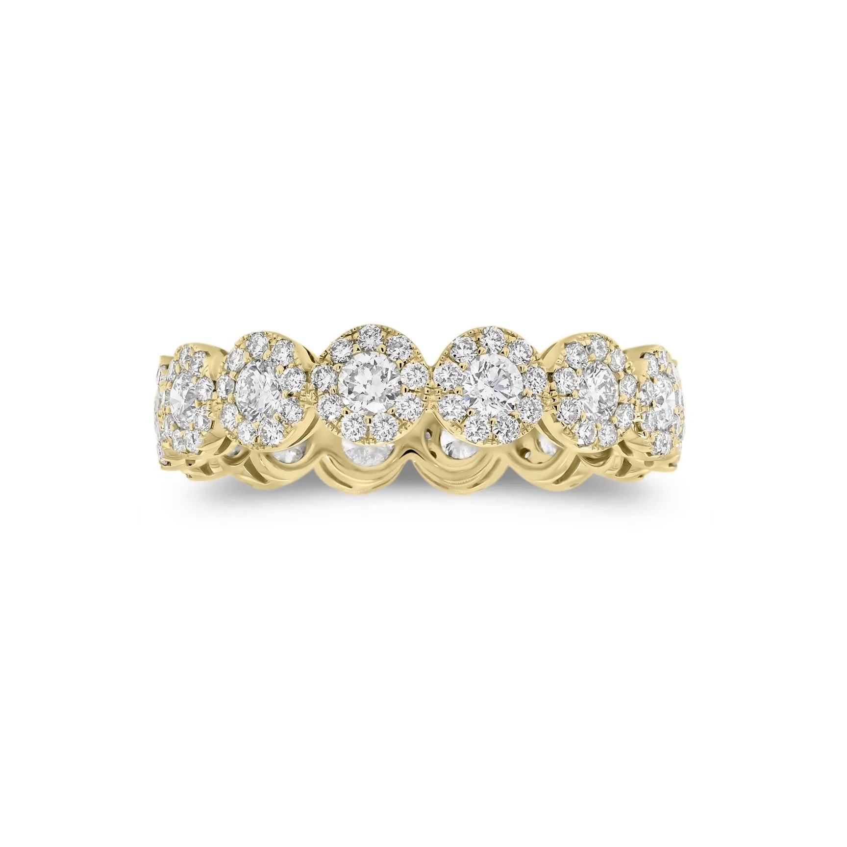 Halo Diamond Eternity Ring