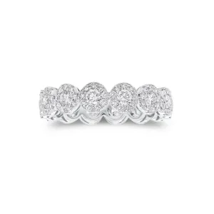 Halo Diamond Eternity Ring