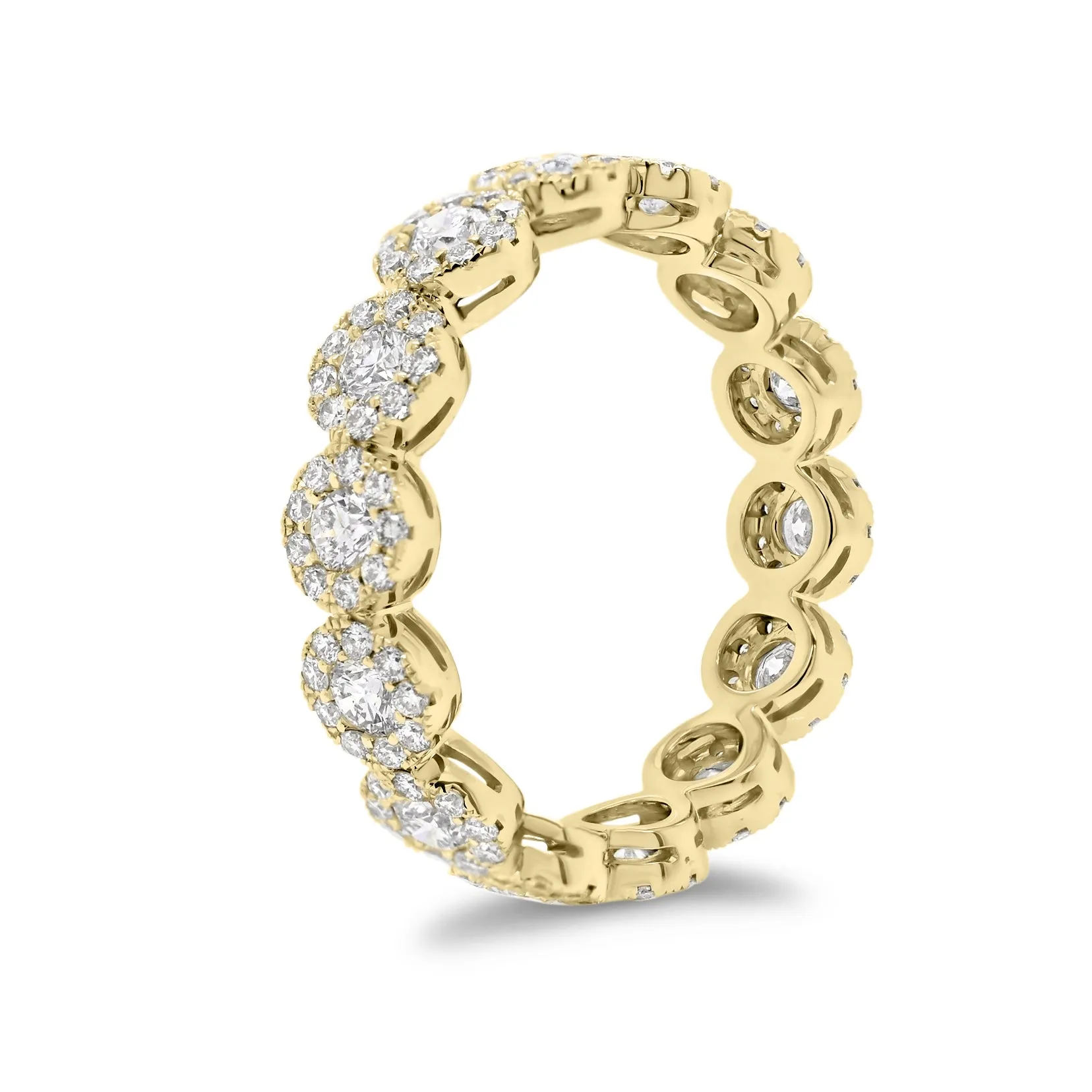 Halo Diamond Eternity Ring