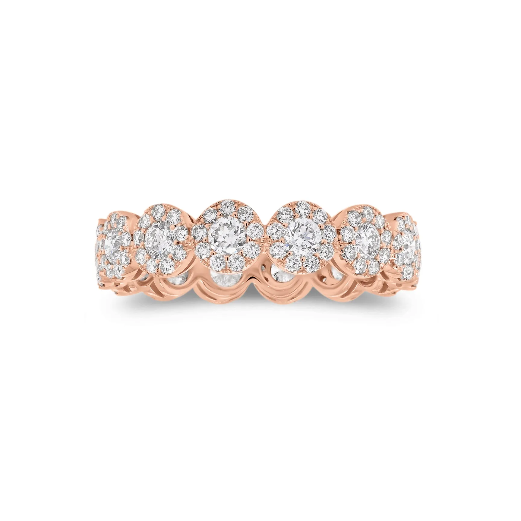 Halo Diamond Eternity Ring