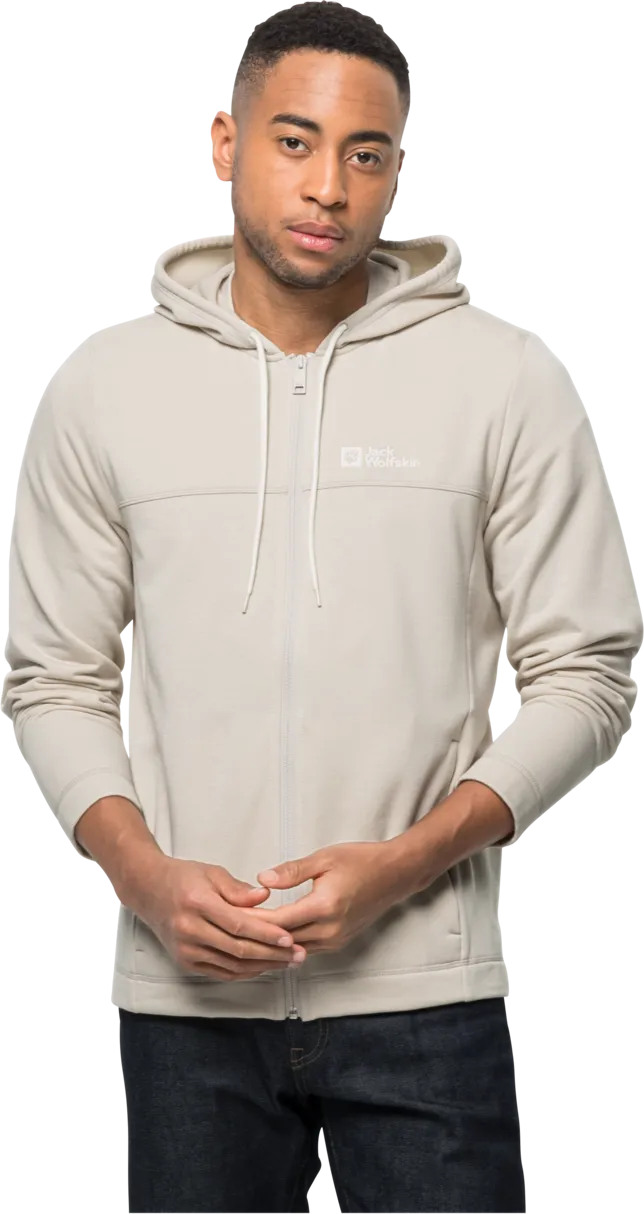 Jack Wolfskin Men&#x27;s Waldsee Hooded Jacket Winter Pearl | Buy Jack Wolfskin Men&#x27;s Waldsee Hooded Jacket Winter Pearl here | Outnorth