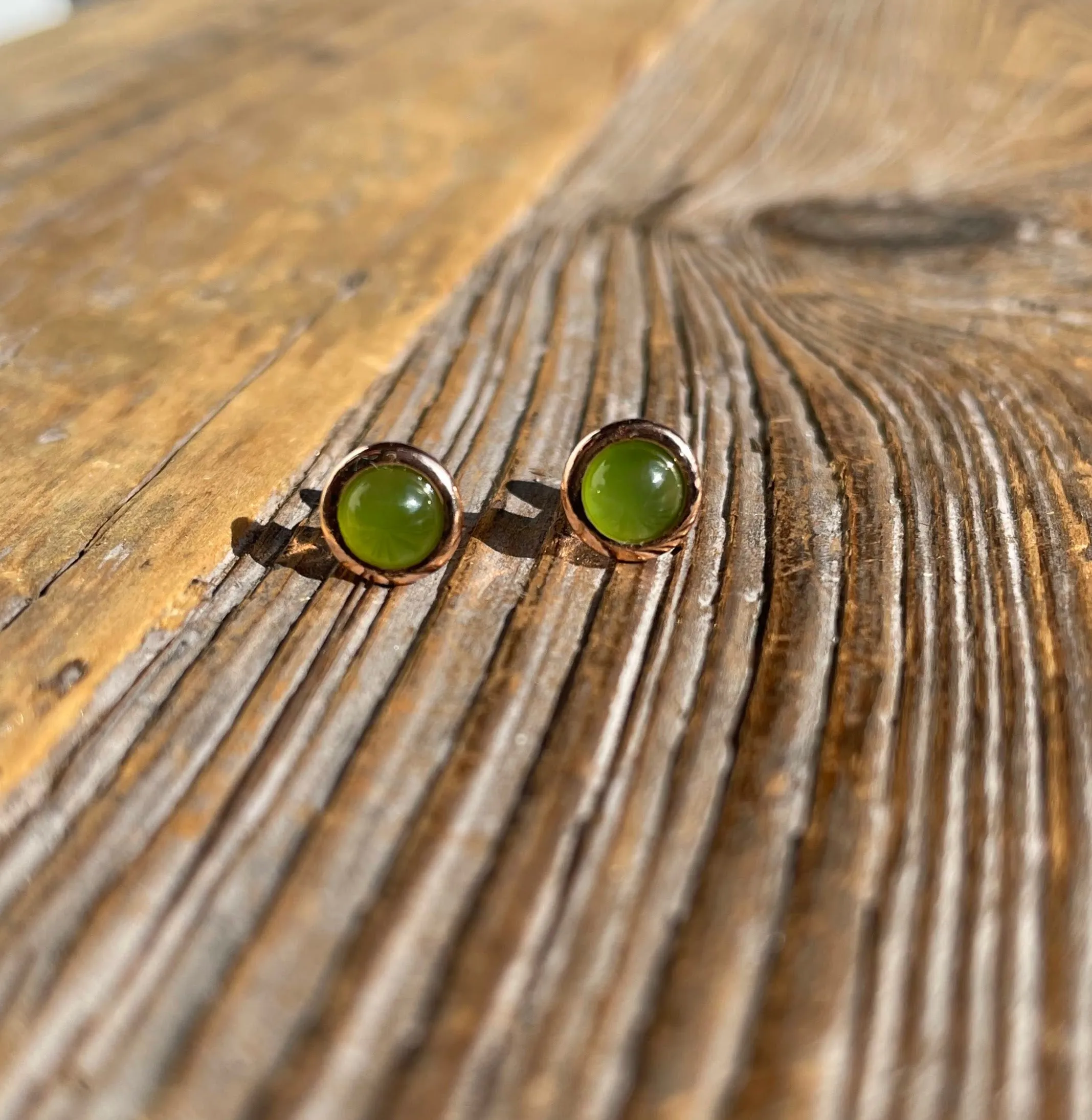Jade Earrings, #1