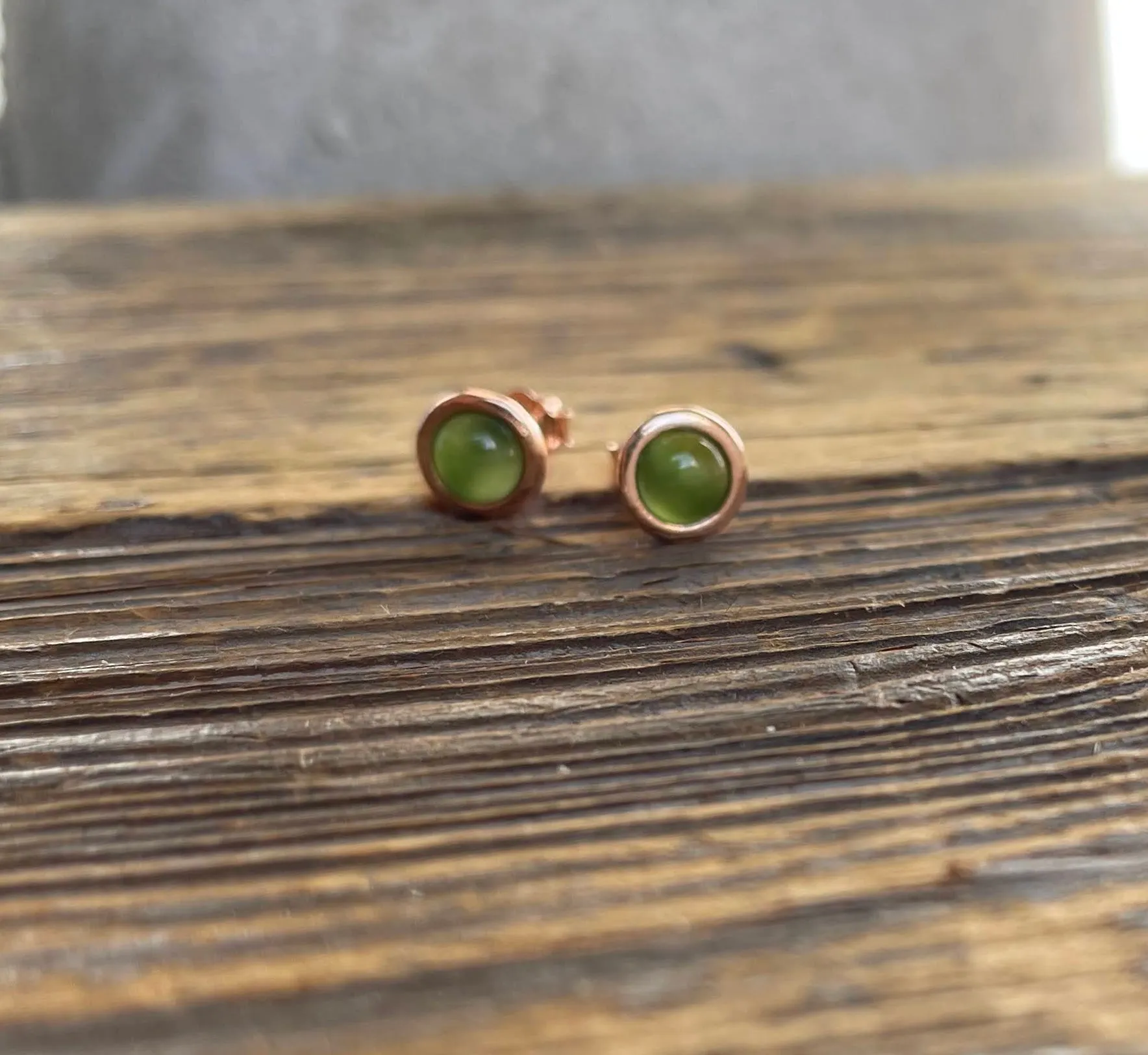 Jade Earrings, #1