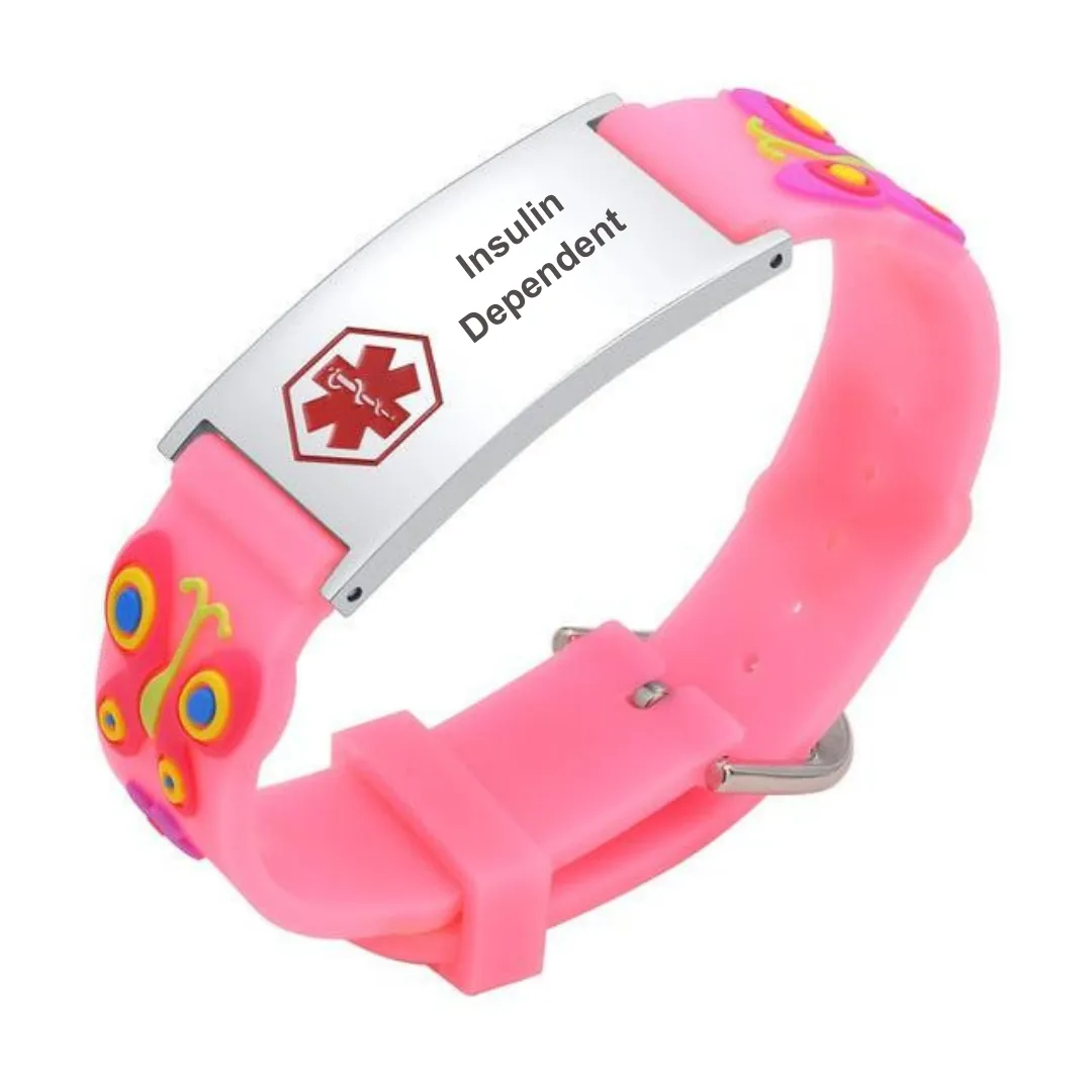 Kids Insulin Dependent Adjustable Medical Alert
