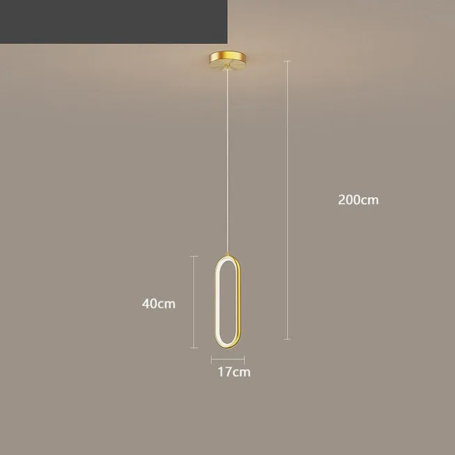 LED H65 Brass Modern Decorative Pendant Light