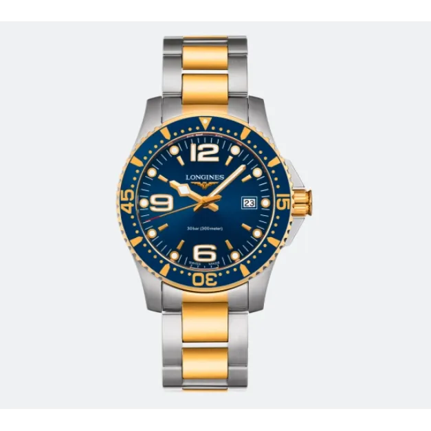 Longines Hydroconquest Two-Tone Blue Dial 41mm Quartz