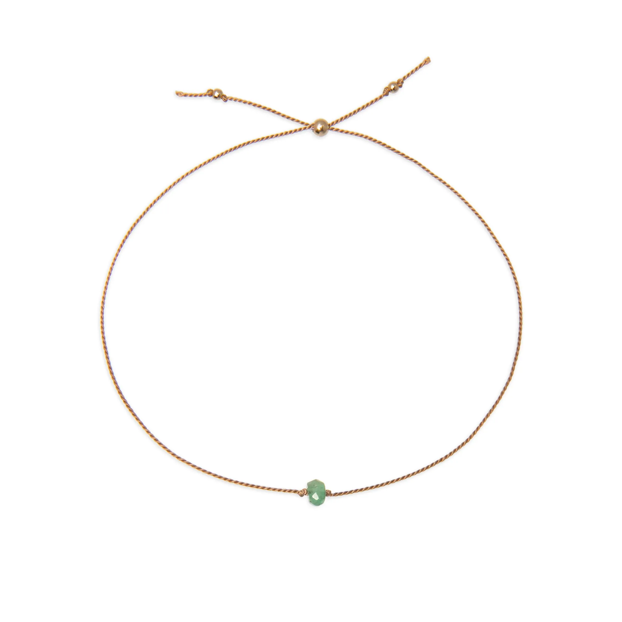 May Birthstone Wishing Bracelet with Emerald