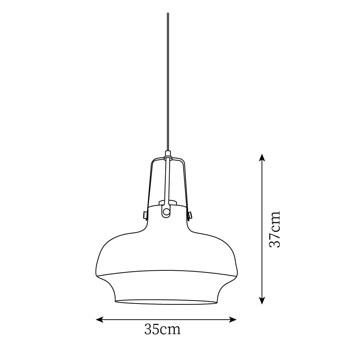 Millow Pendant Lamp 13.7″- 14.5″