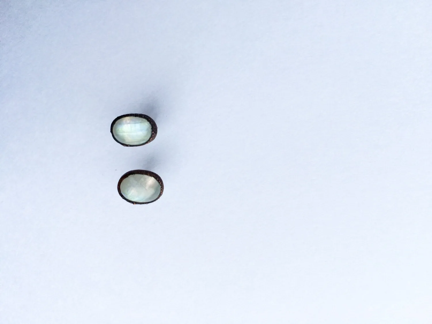 Moonstone earrings | Moonstone stud earrings