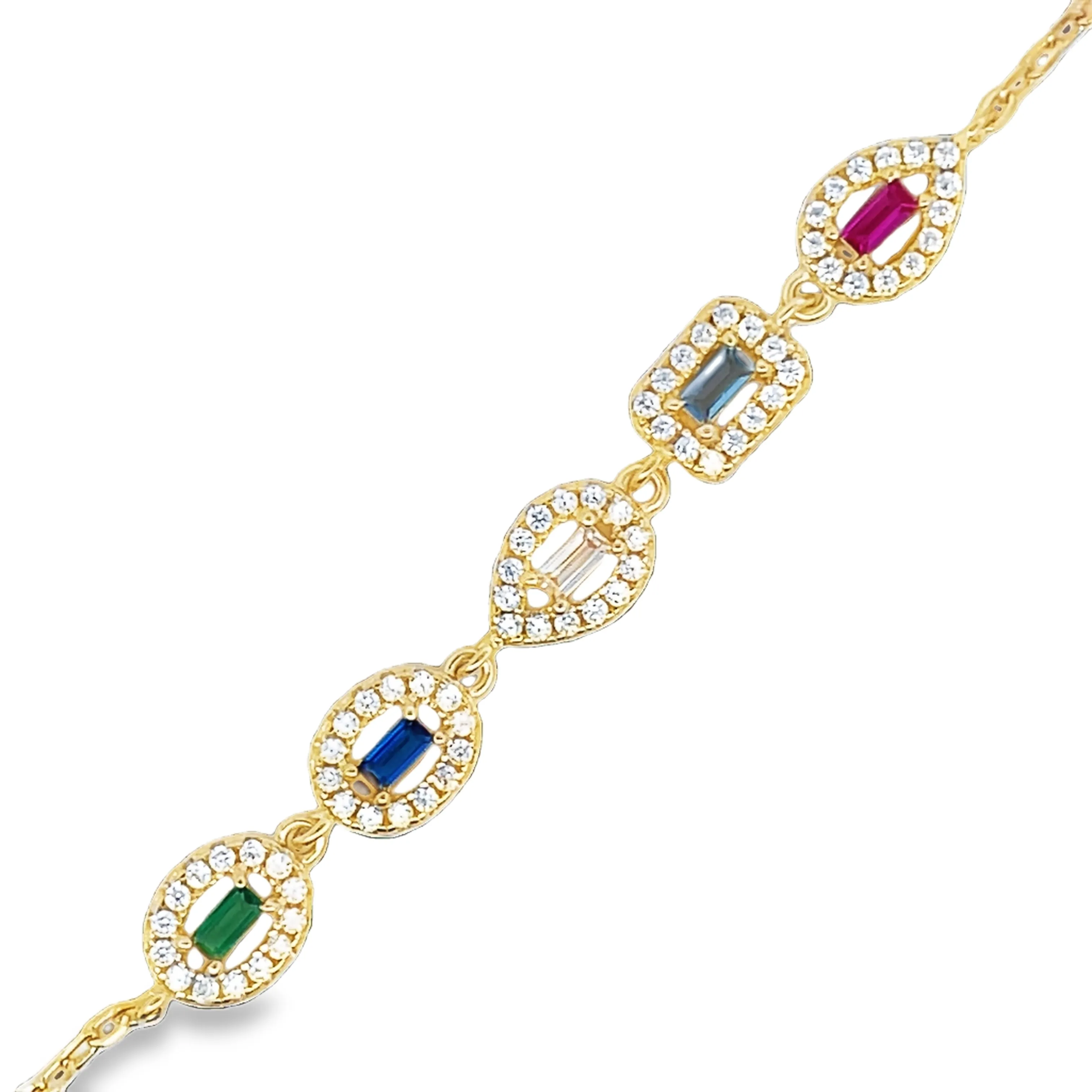 Multi Color Stone Bracelet