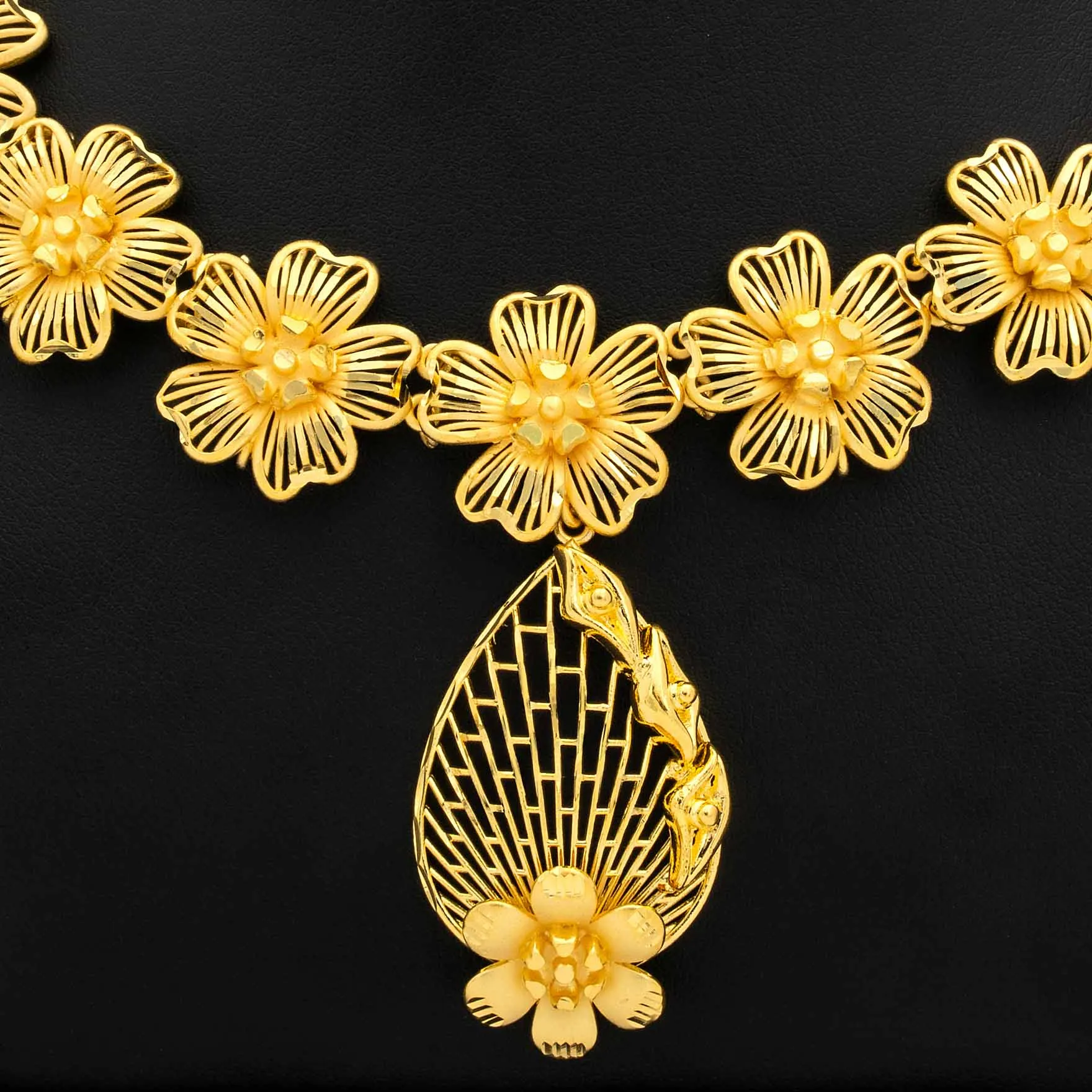 NECKLACE SET WITH RING AND STUD PGNS7-037, PGHST162-041, PGR8-081