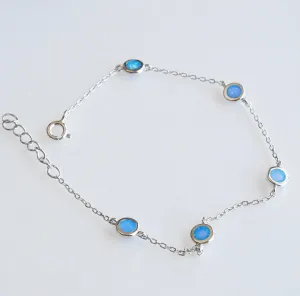 Opal Bubbles Bracelet .925 sterling silver