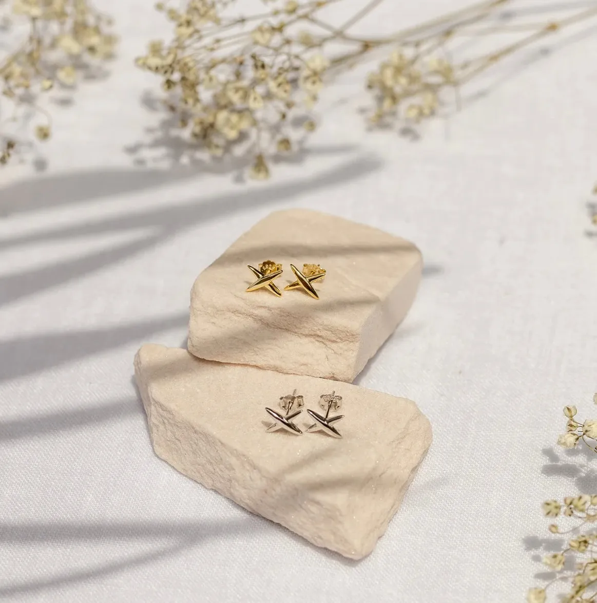 Pirate Flag Studs