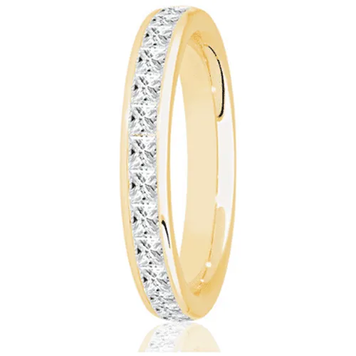 Princess Cut Channel Set 1.00ct