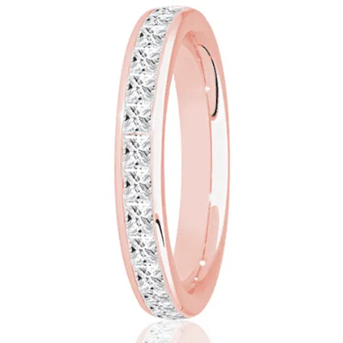 Princess Cut Channel Set 1.00ct