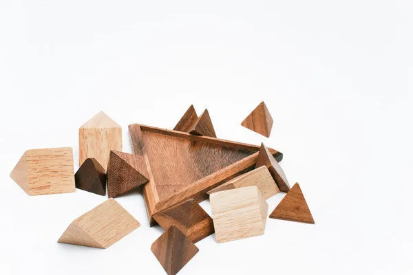 Pyramid 14 Pieces - Wooden Puzzle